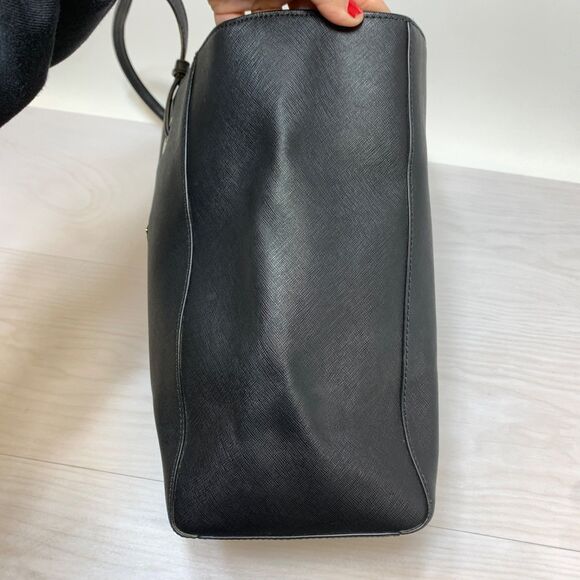 MICHAEL KORS Walsh Black Large East West Top Zip Tote Hand Bag - Picture 5 of 10